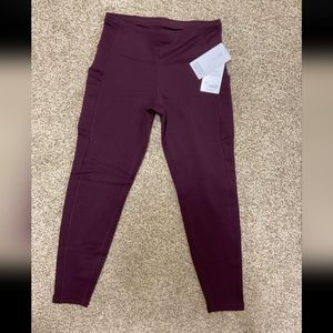 Athleta NWT MP Spiced Cabernet Altitude Tight in Polartec Power Stretch